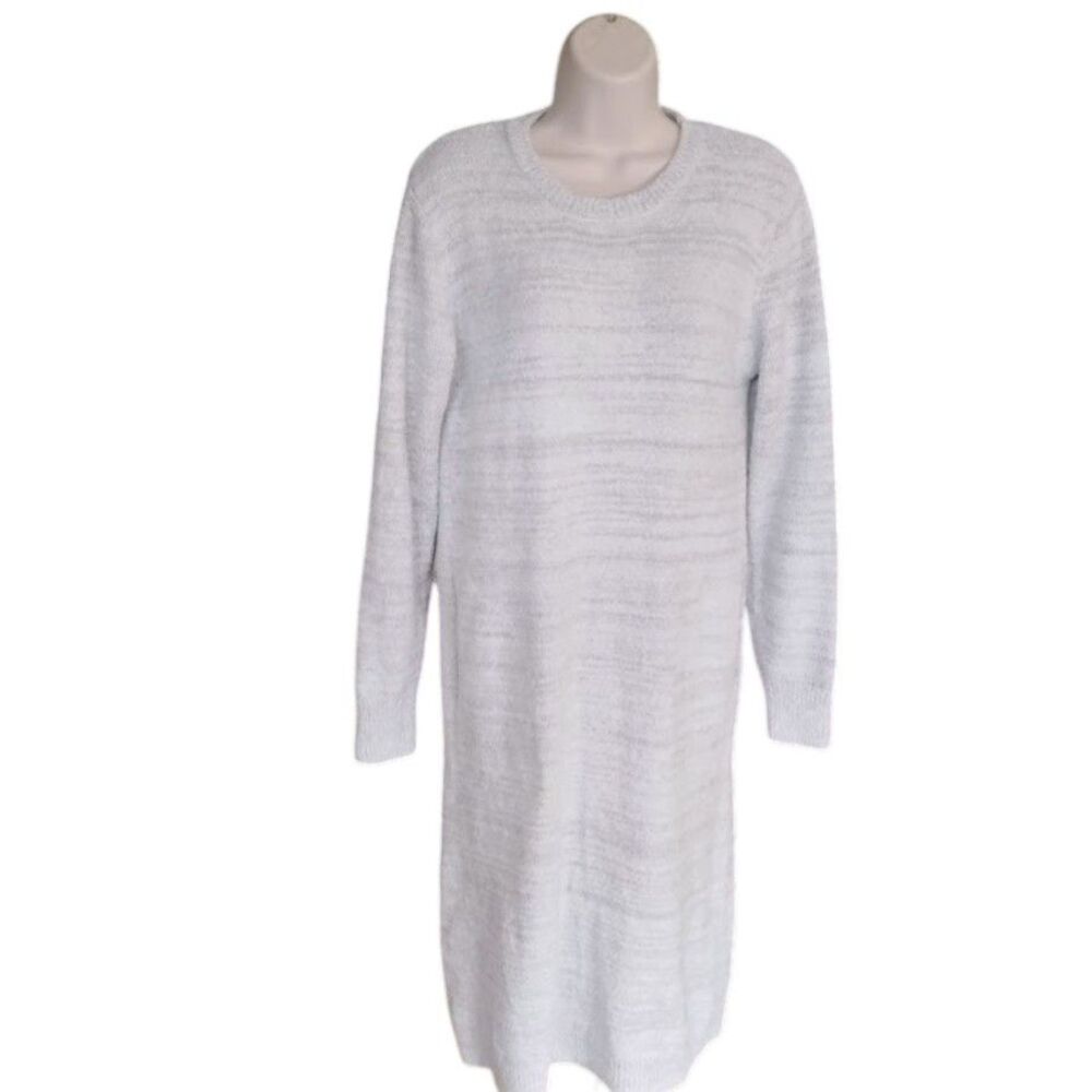 Softies Marshmallow Lounger PJ Gown S/M Heather Gray Long Sleeve Oprah's Fav - Picture 2 of 16